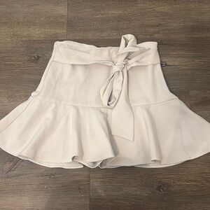 Zara Cream Flared Skirt